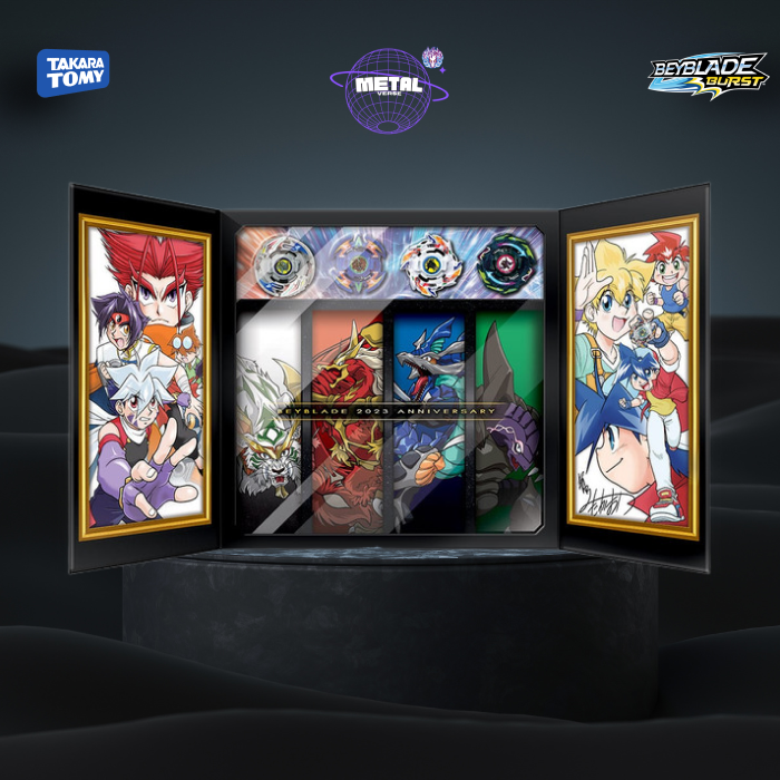 Beyblade Burst B-00 Bakuten Shoot Beyblade 2023 V2 Anniversary Set